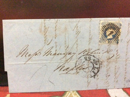 Portogallo Storia Postale 1855 Monarchia - Cartas & Documentos