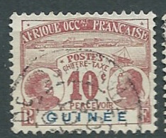 Guinée Française  - Taxe - Yvert N° 9 Oblitéré  -  AE 17741 - Other & Unclassified