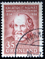 Greenland 1964 The 150th Anniversary Of The Birth Of Samuel Kleinschmidt Minr.64   Lot H 794) - Usati