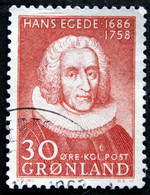 Greenland 1958 Hans Egede Missionær. Minr.42 ( Lot H 810 ) - Usados
