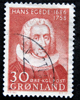 Greenland 1958 Hans Egede Missionær. Minr.42 ( Lot H 811 ) - Usados