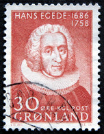 Greenland 1958 Hans Egede Missionær. Minr.42 ( Lot H 814 ) - Gebruikt