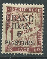 Grand Liban - Taxe - Yvert Série N° 5 * Trace De Charniere -  Ava 32110 - Segnatasse