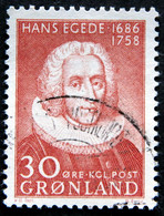 Greenland 1958 Hans Egede Missionær. Minr.42 ( Lot H 815 ) - Usados