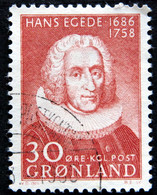 Greenland 1958 Hans Egede Missionær. Minr.42 ( Lot H 817 ) - Usados