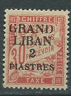 Grand Liban - Taxe - Yvert Série N° 3 * Trace De Charniere -  Ava 32108 - Impuestos