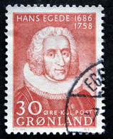 Greenland 1958 Hans Egede Missionær. Minr.42 ( Lot H 818 ) - Usados