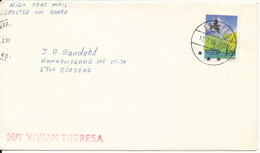 Denmark Ship Cover Posted On Board M/T Vivian Theresa Esbjerg 17-7-1986 - Storia Postale