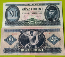 Billet Hongrie 20 Forint - Hongrie