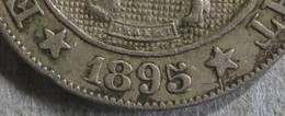 Belgique . 10 Centimes 1895 ( 5 Over 4 ). LEOPOLD II. Légende Flamande - 10 Cent