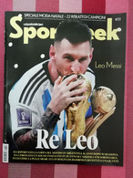 Sport Week N° 1125 (n° 51-2022) Lionel Messi Argentina Qatar 2022 - Deportes