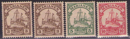 MARIANA ISLANDS - Deutsche Auslandspostämter Marianen 1901 Mi 7-9 MH* - Islas Maríanas