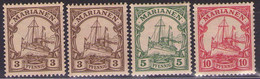 MARIANA ISLANDS - Deutsche Auslandspostämter Marianen 1901 Mi 7-9 MH* - Kolonie: Marianen