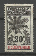 HAUT-SENEGAL ET NIGER N° 7 NEUF* CHARNIERE   Bon Centrage / MH - Unused Stamps