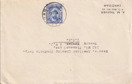 ZANZIBAR - Enveloppe Avec Yvertv183 - Zanzibar (1963-1968)