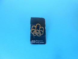 SUMMER OLYMPIC GAMES 1976 MONTREAL - Yugoslavian Old Pin Badge * Jeux Olympiques Olympia Olimpiadi Olimpici Gorenje - Bekleidung, Souvenirs Und Sonstige