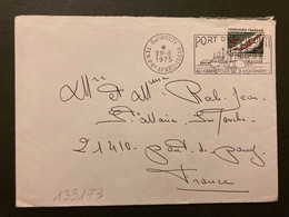 LETTRE Pour La FRANCE TP POIGNARD AFAR 30f Surch. 40F OBL.MEC.29-8 1975 DJIBOUTI + EXP: BOIXADOS SP 85 012 - Storia Postale