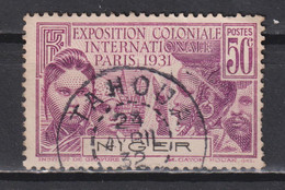 Timbre Oblitéré Du Niger De 1931 N°54 - Gebruikt
