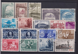 Rumänien Lot °  Briefmarken Gestempelt /  Stamps Stamped /  Timbres Oblitérés - Sammlungen