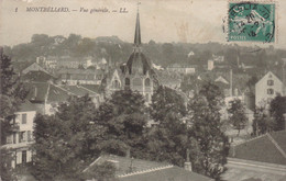 MONTBELIARD,,,,,VUE   GENERALE ,,,,,VOYAGE  1914,,,,,JOLI  CLOCHER,,,, - Montbéliard