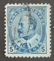 CANADA YT 80 OBLITÉRÉ "EDOUARD VII" ANNÉES 1903/1909 - Used Stamps