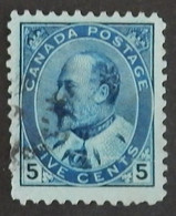 CANADA YT 80 OBLITÉRÉ "EDOUARD VII" ANNÉES 1903/1909 - Used Stamps