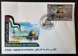 Niger 2022 Mi. ? 3600F FDC 1er Jour Joint Issue Emission Commune Al Qods Quds Capitale De La Palestine - Níger (1960-...)