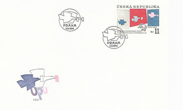 57556) Czech Republic FDC Prague 3.8 1994 Postmark Cancel - FDC