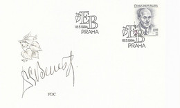 57565) Czech Republic FDC Prague 18.5 1994 Postmark Cancel - FDC