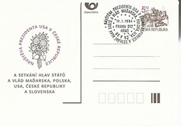 57573) Czech Republic FDCPostcard  Prague 11.1 1994 Postmark Cancel - FDC