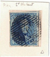 MEDAILLON 20C Oblit P104 St Hubert Sur Petit Fragment - 1849-1865 Medaillons (Varia)