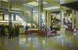 3222 – Edmonton Alberta Canada – Interior Of Airport – 1950 - 1955 – Animation – VG Condition – 2 Scans - Edmonton