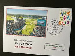 (2 N 34) 2024 France - Paris Olympic Games (1-1-2023) Location - Ile De France - Golf National (Golf) - Summer 2024: Paris