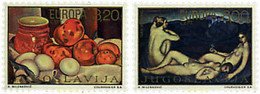 62282 MNH YUGOSLAVIA 1975 EUROPA CEPT. PINTURAS - Collections, Lots & Séries
