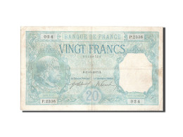 Billet, France, 20 Francs, 20 F 1916-1919 ''Bayard'', 1917, 1917-06-15, TTB - 20 F 1916-1919 ''Bayard''