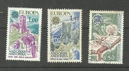 Andorre Français N°261 à 263 Cote 4.95€ - Used Stamps