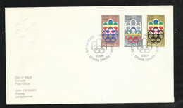 Canada Lettre Premier Jour FDC Ottawa Le 17/04/1974série N° 530 à 532 J.O. De Montréal  B/TB Voir Scan Soldé ! ! ! - 1971-1980