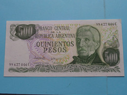 500 Quinientos Pesos ( Voir / See > Scans ) UNC ! - Argentinien