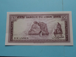 10 Dix LIVRES () Banque Du LIBAN ( For Grade See SCANS ) UNC ! - Libano