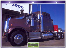 C2/ FICHE CARTONNE CAMION SERIE TRACTEUR CAPOT NAVISTART INTERNATIONAL 9300 EAGLE 1995 - Camiones