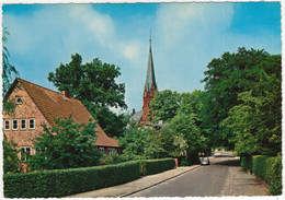 Reinbek, Pforte Zum Sachsenwald - Bismarckstraße Mit Kirche - (Deutschland) - Reinbek