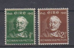 IERLAND - Michel - 1943 - Nr 91/92 - MH*/MNH** - Unused Stamps