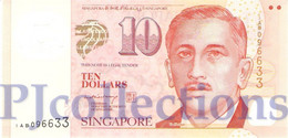 SINGAPORE 10 DOLLARS 2005 PICK 48a POLYMER UNC - Singapore