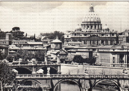 CARTOLINA  ROMA,LAZIO,PANORAMA -S.PIETRO-STORIA,MEMORIA,CULTURA,RELIGIONE,IMPERO ROMANO,BELLA ITALIA,VIAGGIATA 1970 - Altare Della Patria