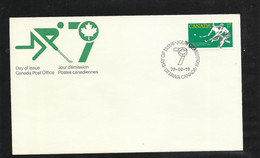 Canada Lettre Premier Jour FDC Ottawa  16/8/1979  N°709 Championnat Féminin De Hockey Sur Gazon TB Voir Scan Soldé ! ! ! - 1971-1980