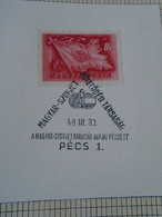 ZA414.17 Hungary Special Postmark Hungarian Soviet Cultural Society-Magyar Szovjet Műv. Társaság 1948 PÉCS - Brieven En Documenten