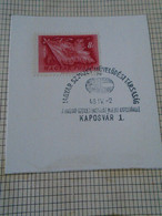 ZA414.18 Hungary Special Postmark Hungarian Soviet Cultural Society-Magyar Szovjet Műv. Társaság 1948 KAPOSVÁR - Brieven En Documenten