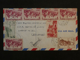 BK16 AOF NIGER   BELLE LETTRE 1932  PAR AVION AGADES A MONTIER EN DER  FRANCE  + +AFFR. IFOISONNANT - Storia Postale