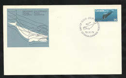 Canada Lettre Premier Jour FDC Ottawa Le 10/04/1979  N° 700 Baleine Franche  B/TB   Voir Scan Soldé !  ! - 1971-1980