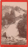 Austria - Salzburg - Wasserfall Bei Der Grabenmuhle In Bad Gastein - Siecle XIX - 19 - Photo Anton Czurda - 65x105mm - St. Johann Im Pongau